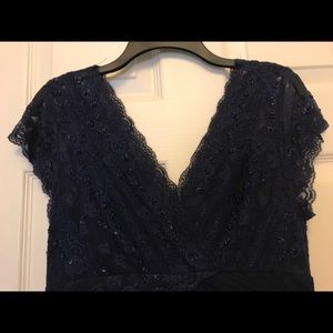 Ladies size 8 Navy Blue dress
